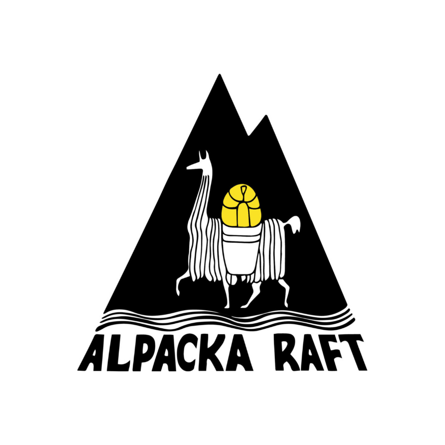 Alpacka Raft logo, an essential adventure partner offering packrafts for remote outdoor exploration and backcountry adventures.