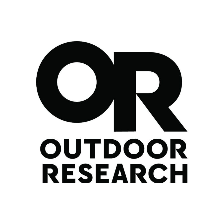 Outdoor Research logo, a trusted adventure partner delivering technical apparel for those seeking outdoor experiences and adventures.