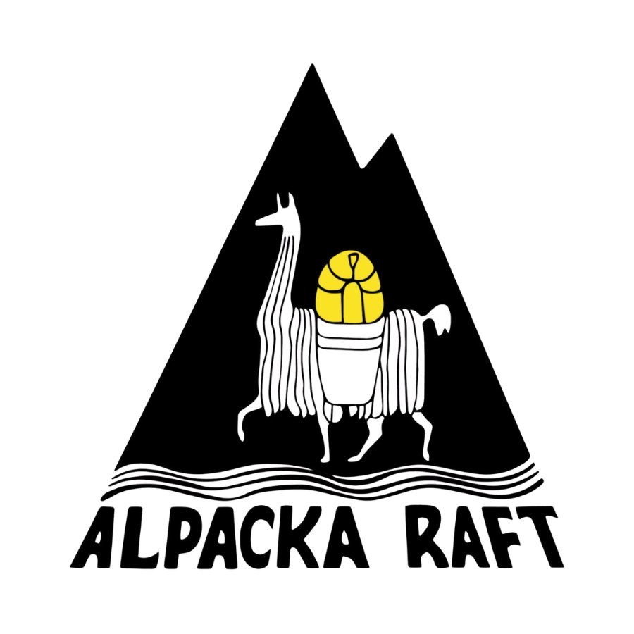 Logo of Alpacka Raft, a leading packrafting manufacturer whose packrafts are featured in the Optimum Adventures packraft fleet.