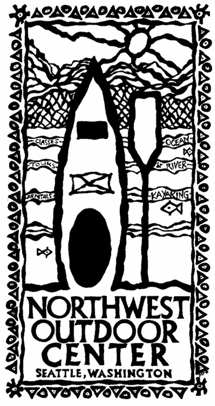Logo of Northwest Outdoor Center, a Seattle outdoor recreation provider offering dry suit rental Seattle and wetsuit rental Seattle services from its Westlake location.